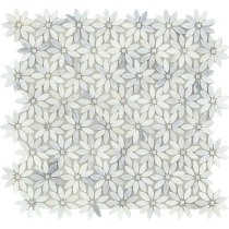 MARBLE - 0.33X0.83/12X13, WINTER FROST, POLISHED